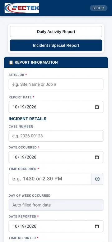 The same screen in the phone layout