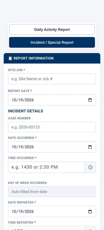 The same screen in the phone layout