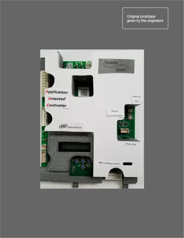 AOC control board label, step 1: the engineering need