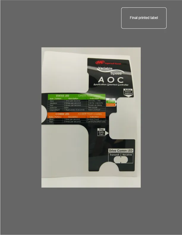 AOC label, step 4: final product artwork