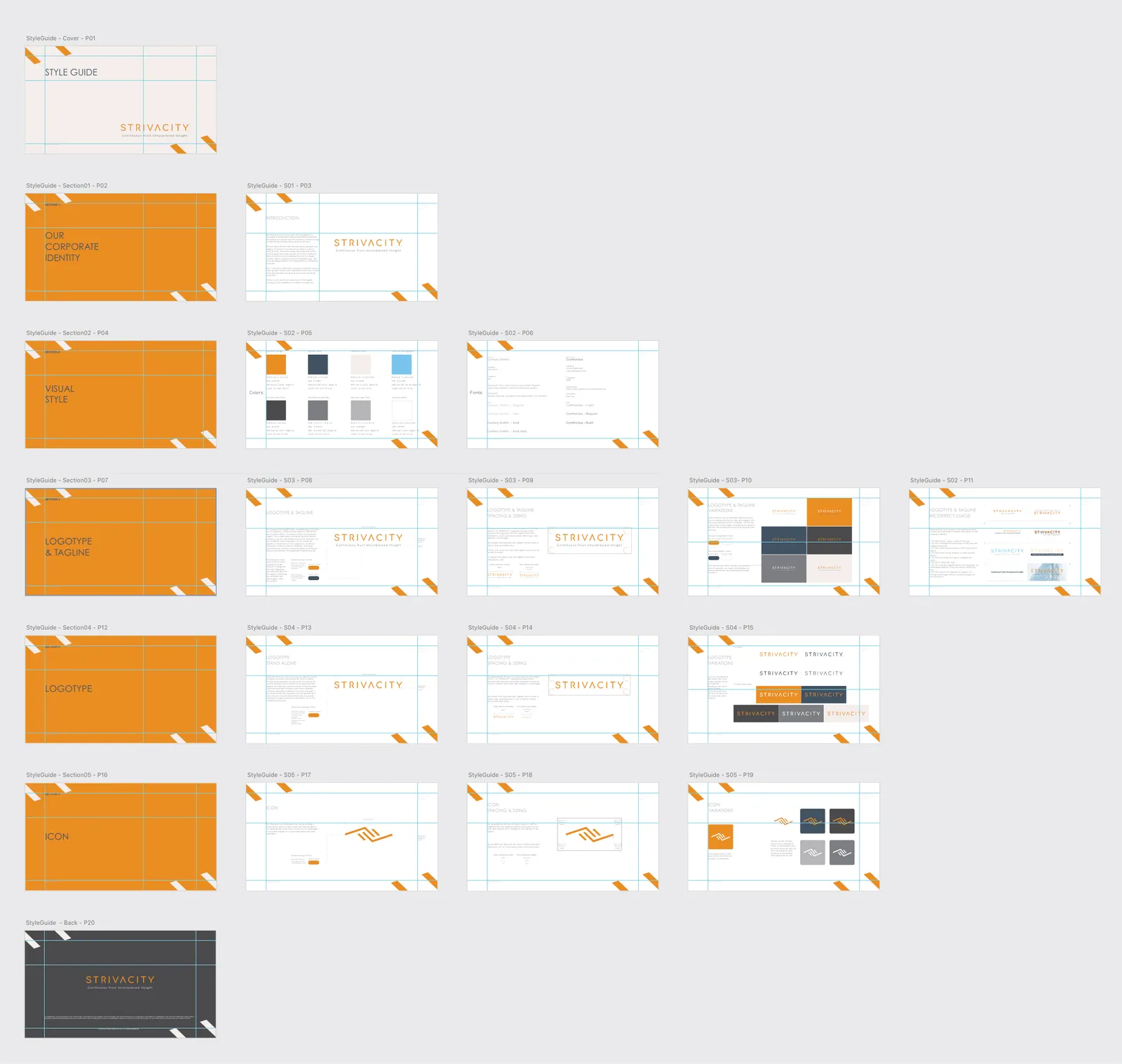 Strivacity one-page style guide sample